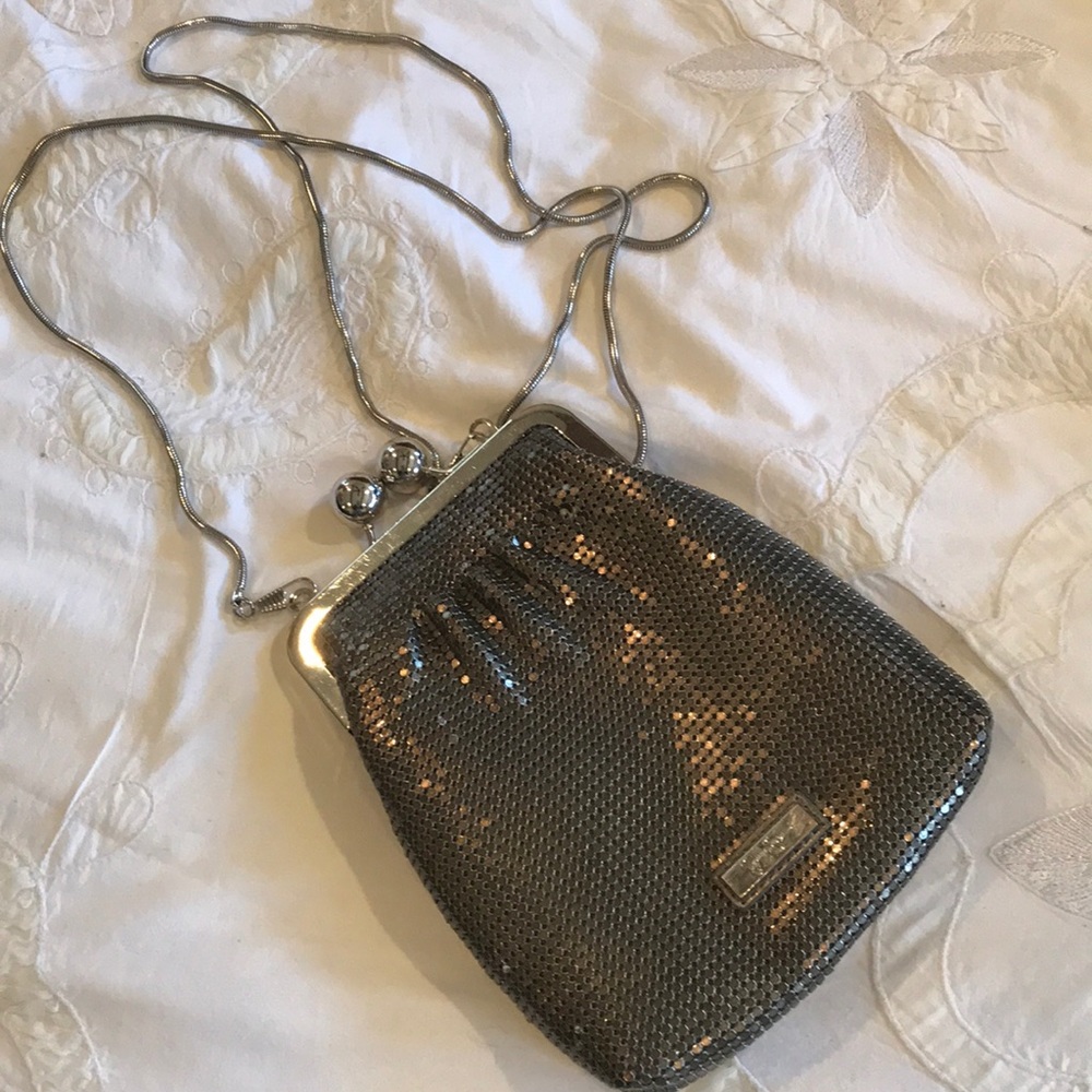 Metallic Jessica Simpson clutch/purse